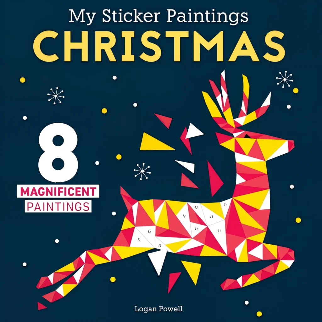 Mosaic Sticker Book Christmas