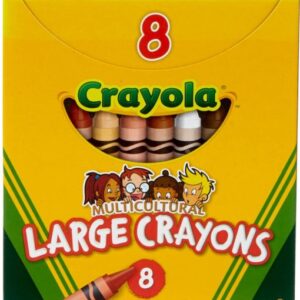 A box of large Crayola Colors of the World