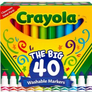 A box of 40 Big Crayola Crayons