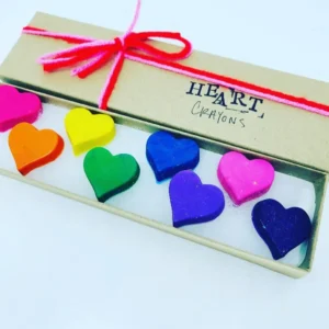 Heart Shaped Crayons – Multicolored