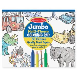 The front cover of the Melissa & Doug Jumbo Drawing Pad