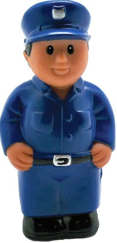 sensory toy police officer from playset
