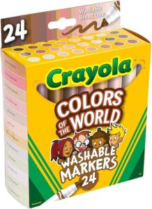 A smaller image of a box of Crayola washable markers