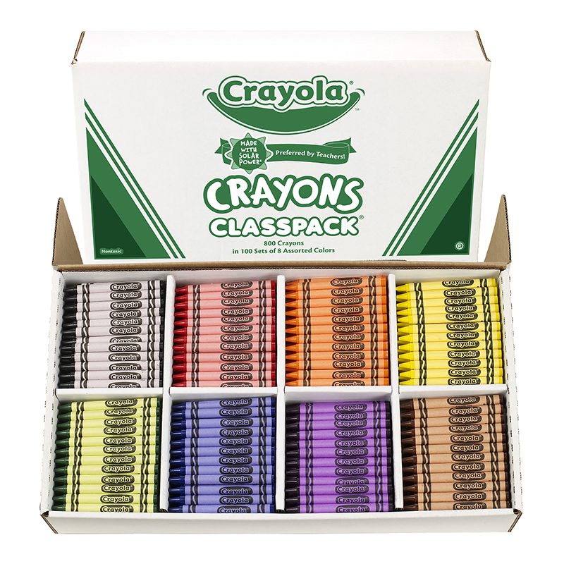 Crayola Construction Paper Crayon Packs