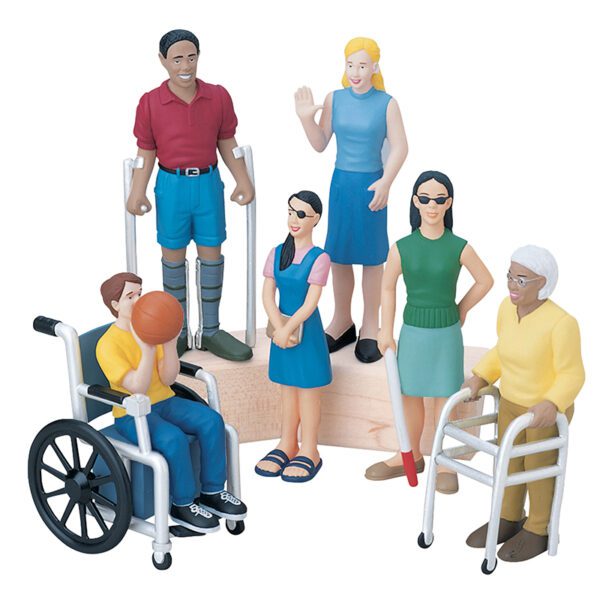 Toy models of people with disabilities