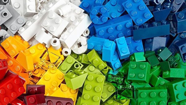 A smaller image of colorful Lego Creative Ocean Fun pieces