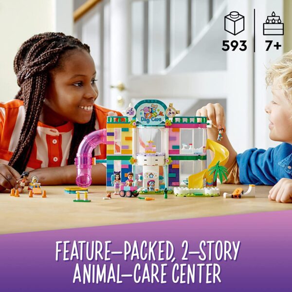 A Lego Friends Pet-Day Care Center marketing cover