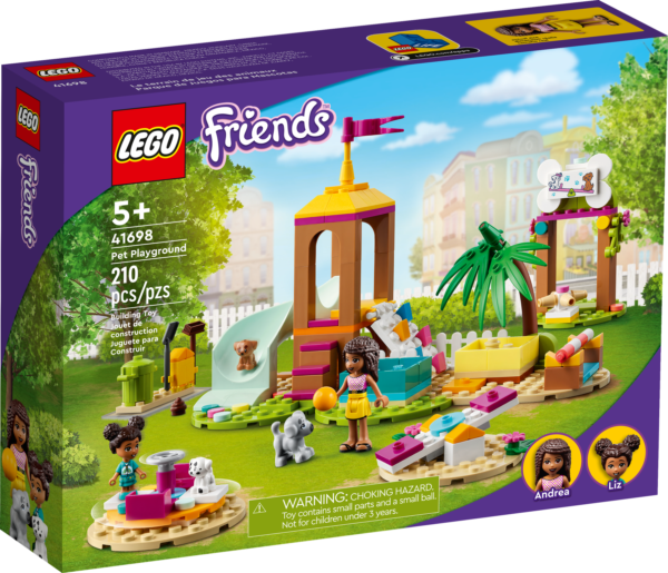 A Lego Friends Pet Playground box