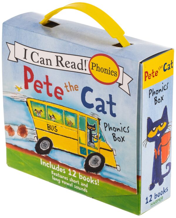 A smaller image of the Pete the Cat box with handle