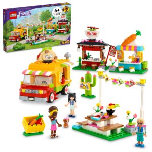 A set of Lego Friends Street Food Market