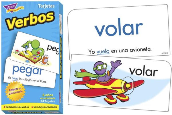 pack of flash cards in spanish diversity crafts