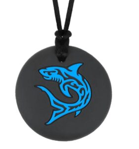 chewable sensory toys shark necklace