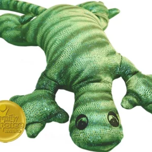 weighted sensory toys green lizard