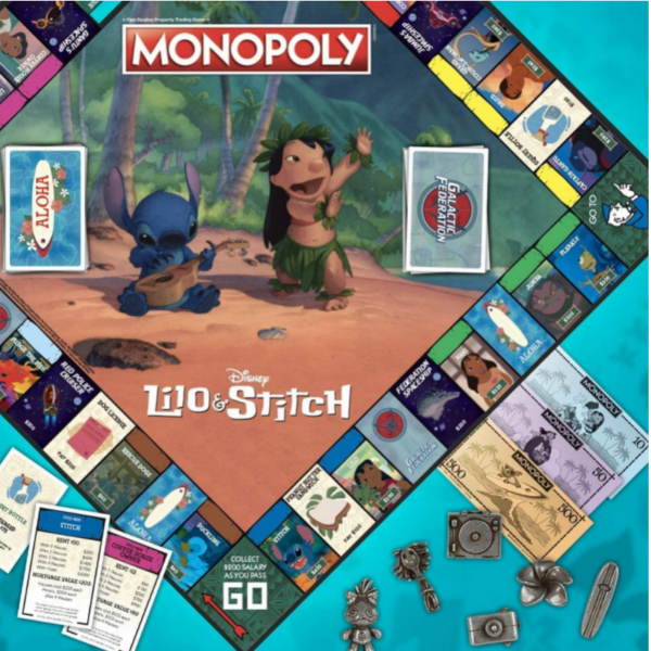 Monopoly Board Game: Disney's Lilo & Stitch Complete Game with all