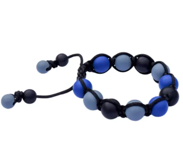 Blue Camo Chewelry Bracelet view