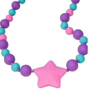 Starlight Purple Aqua Chewerly Necklace