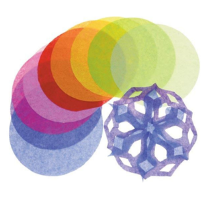 Multi color Tissue Paper Circles