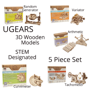STEM 3D Wooden Models
