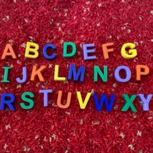 Alphabet Sensory Bin