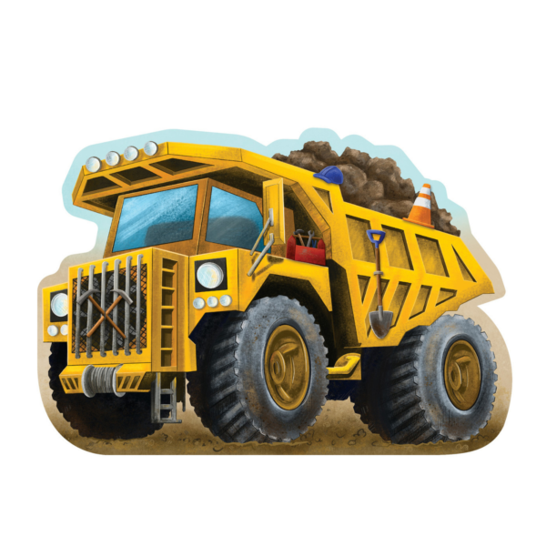 Mindware Dump Truck Auto Floor Puzzle