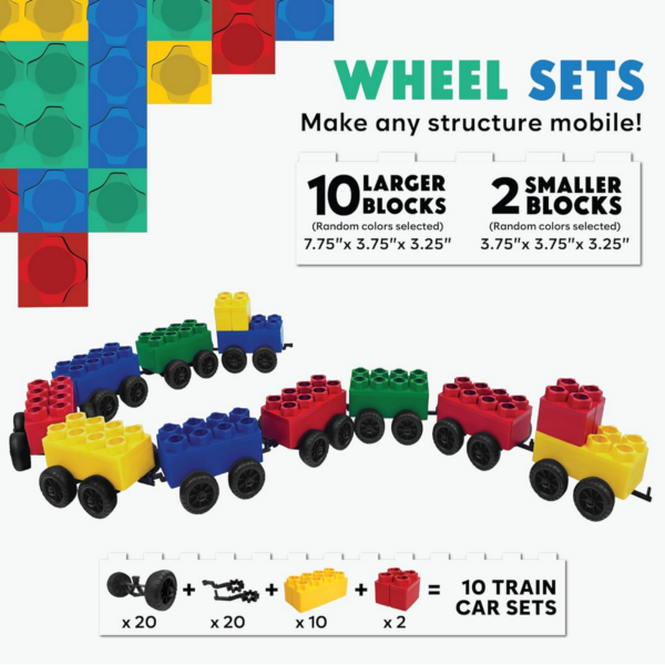 Biggo Blocks Train Set