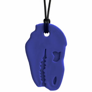 Dark Blue Dino Chewelry