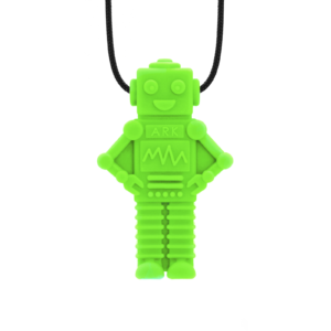 Chewelry Green Robot Necklace