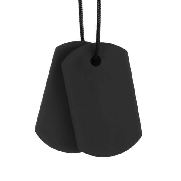 Chewelry Tag Necklace Black