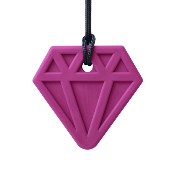 Chewelry Magenta Diamond Necklace