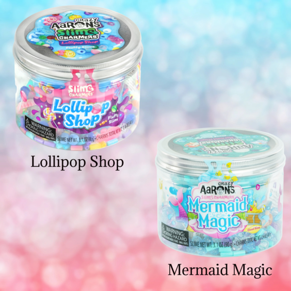 Crazy Aarons Cloud Slime Bundle Featuring Lollipop Shop and Mermaid Magic