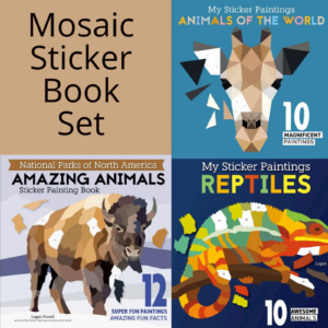 National Park Mosaic Sticker Book Set