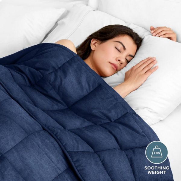 Dark Blue Weighted Blanket