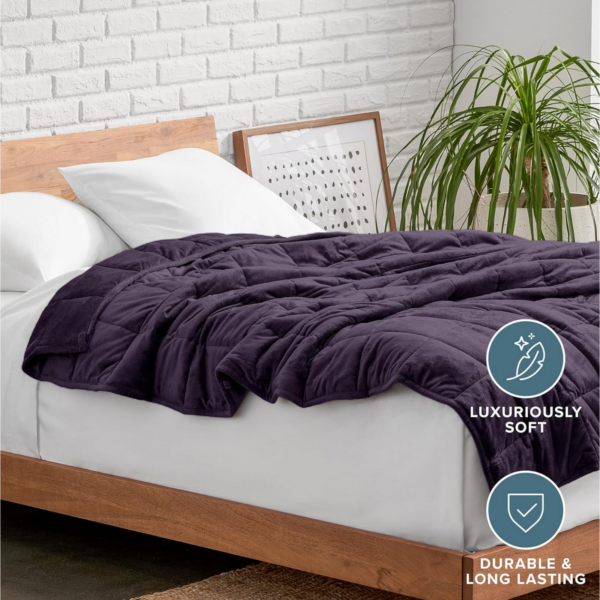 Eggplant Minky Fleece