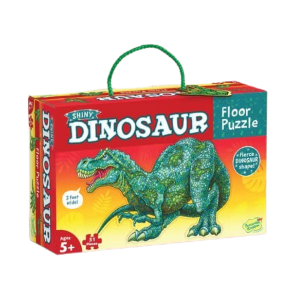 Peaceable Kingdom's Shiny Dinosaur Floor Puzzle