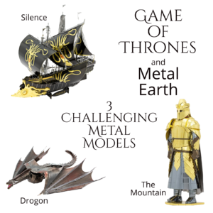 Metal Earth Game of Thrones Drogon Set