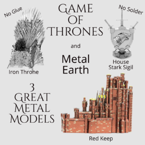 Metal Earth Iron Thrones Set