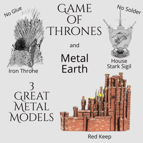 Metal Earth Iron Thrones Set