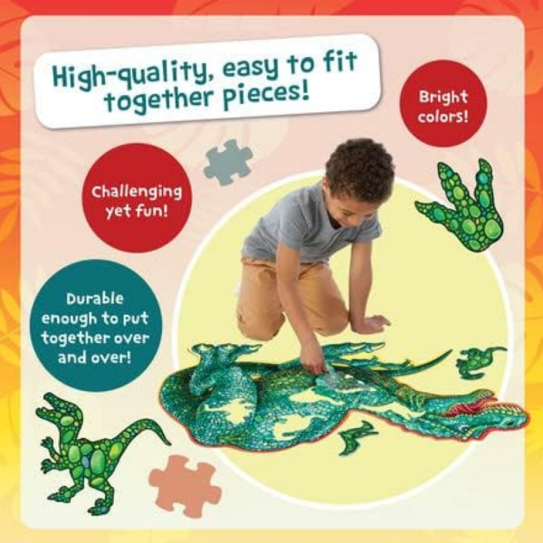 Peaceable Kingdom's Shiny Shark Floor Puzzle