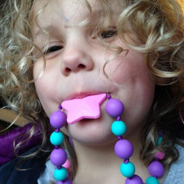 Starlight Purple Aqua Necklace