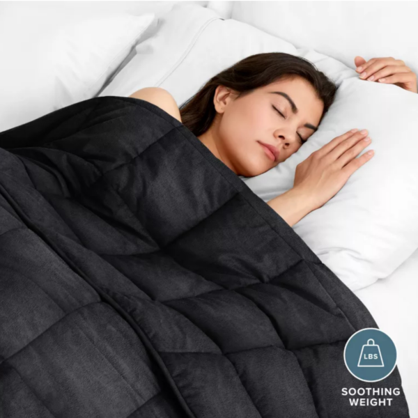 Bare black minky blanket