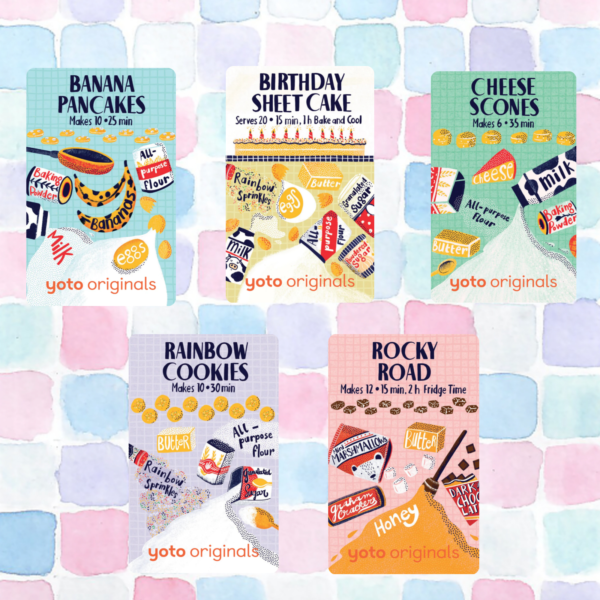 Baking with YOTO Audio Card Collection