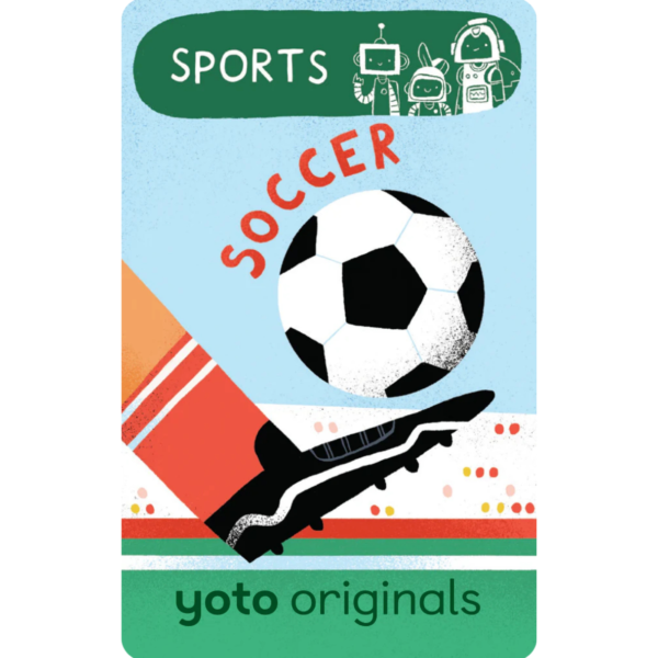 YOTO BrainBots Sports - Soccer Audio Card
