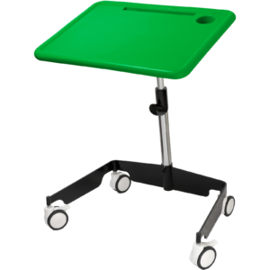 Green Adjustable Mobile Desk