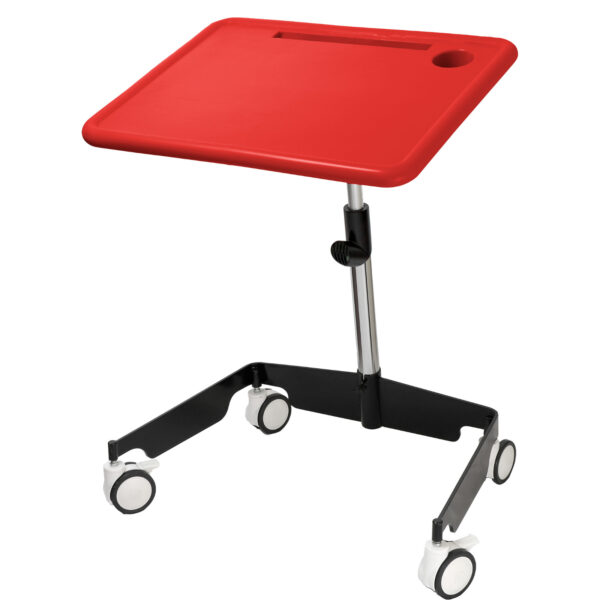 Red Adjustable Desk