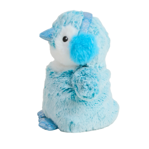 Frosty Blue Penguin Junior Warmies Side