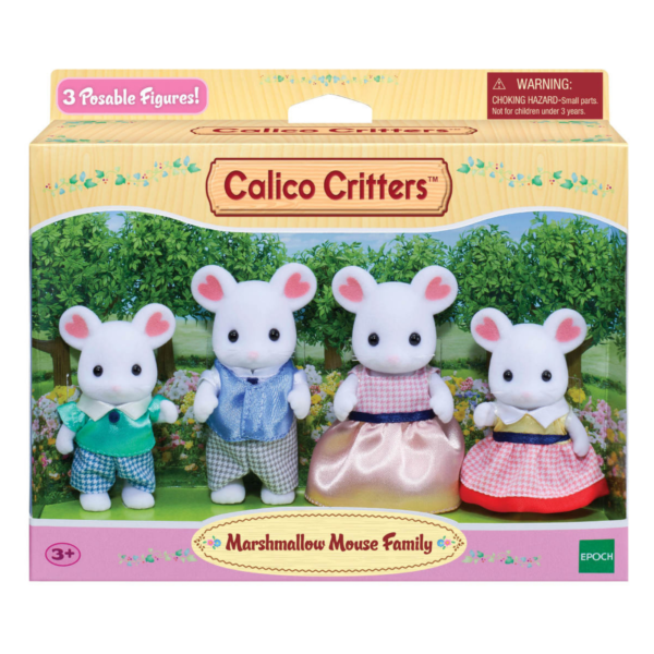 Calico Critters Mouse Family Marshmallow