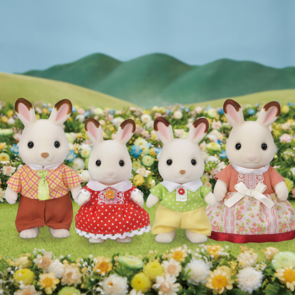 Calico Critters Chocolate Rabbit Family | Diversity In Toys