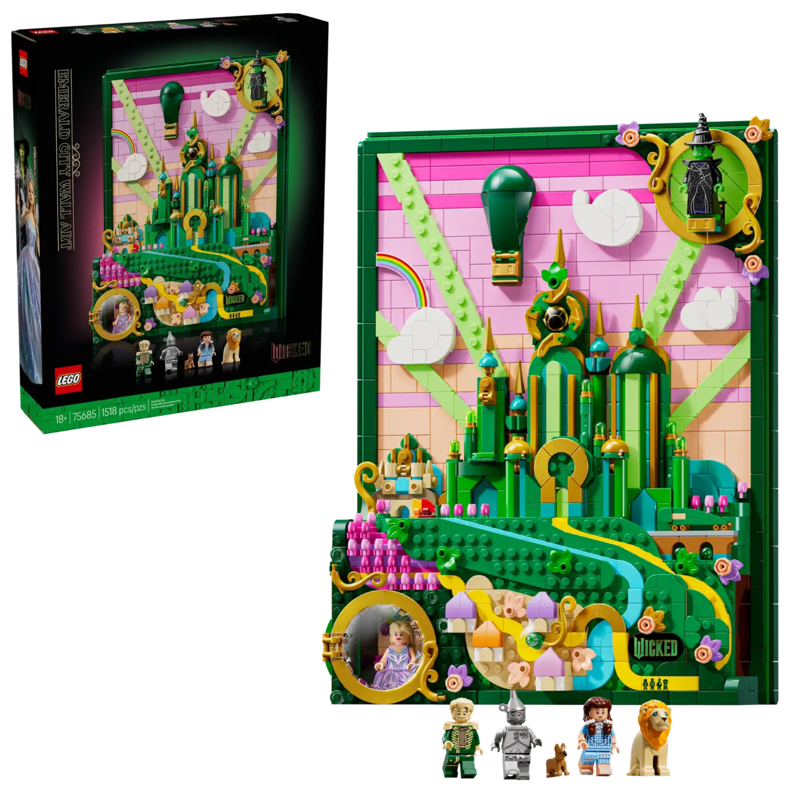 LEGO Wicked Emerald City Wall Art (75685) | Diversity In Toys