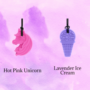 ARK Creamy Dreamy Bundle Featuring the Hot Pink Unicorn and Lavender Ice Cream Pendant Necklaces