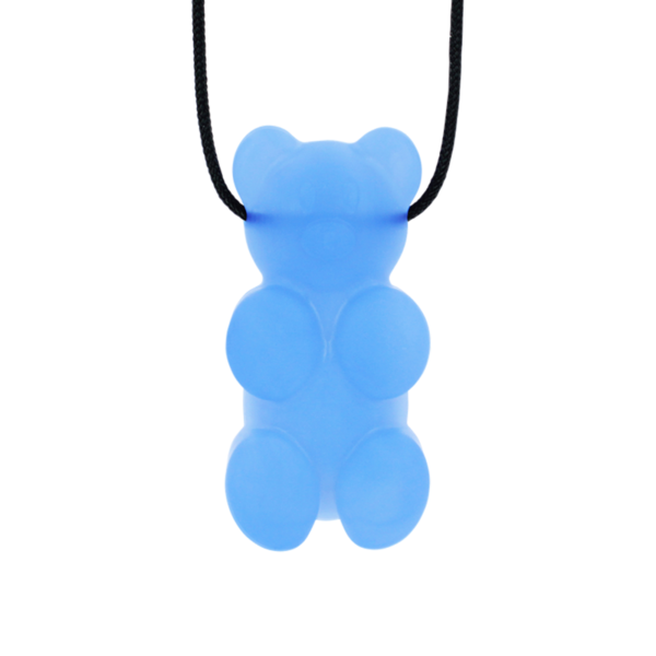 ARK Gummy Bear Chew Necklace Translucent Blue